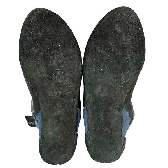 Scarpa Techno Lady Climbing Shoe Womens Suede Leather Sz 8 2/3 Blue 2 Tone Lace - Picture 8 of 16